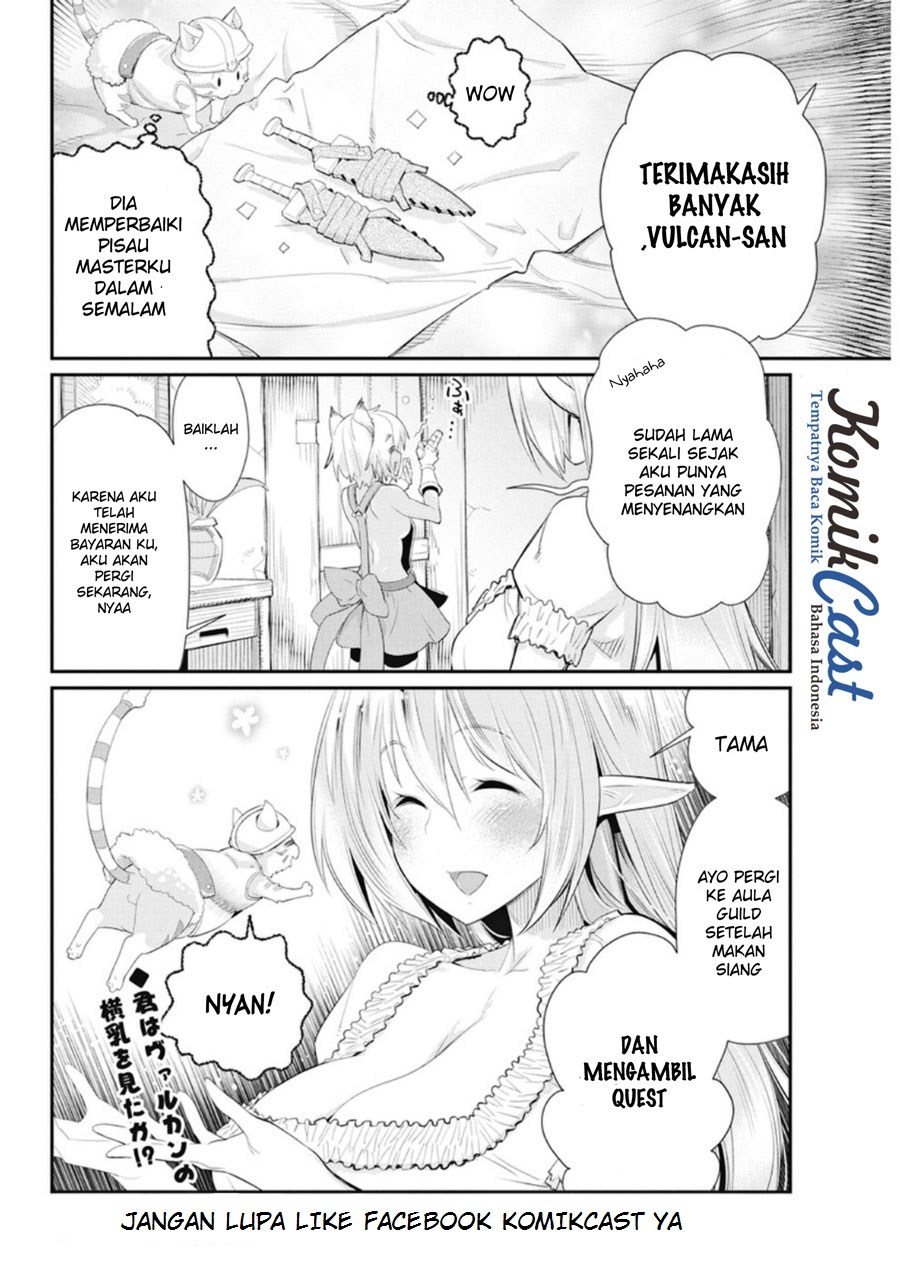 S-Rank Monster no Behemoth Dakedo, Neko to Machigawarete Erufu Musume no Kishi (Pet) Toshite Kurashitemasu Chapter 04 Gambar 25